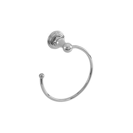 Newport Brass Towel Ring, Open in Polished Chrome 13-10/26